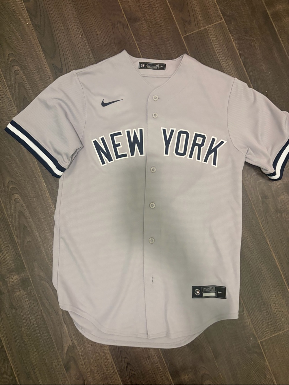 Nike New York Yankees Grey/White #45 Cole Baseball Jersey. Size S. Gently worn.